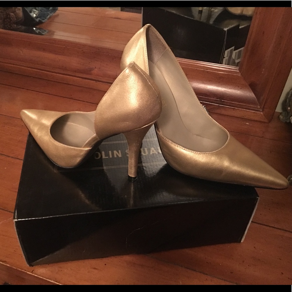 Gold heels